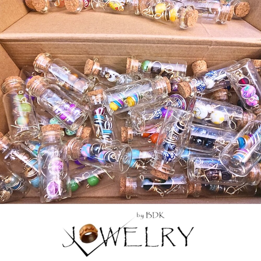 55 Pairs of Bohemian Dangle Pierced Earrings In The Bottle #3